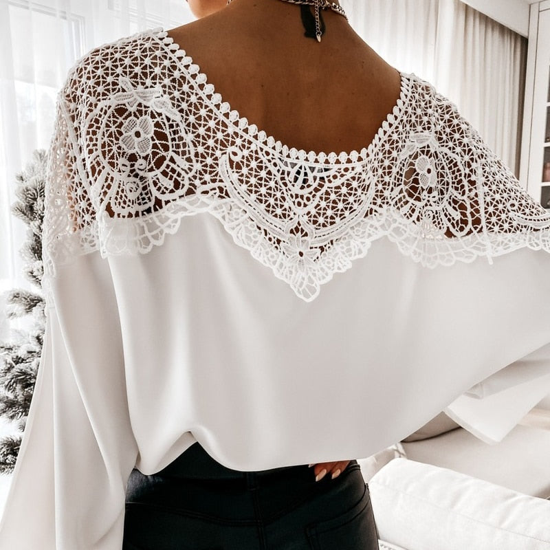 Lace Blouse In Two Colours