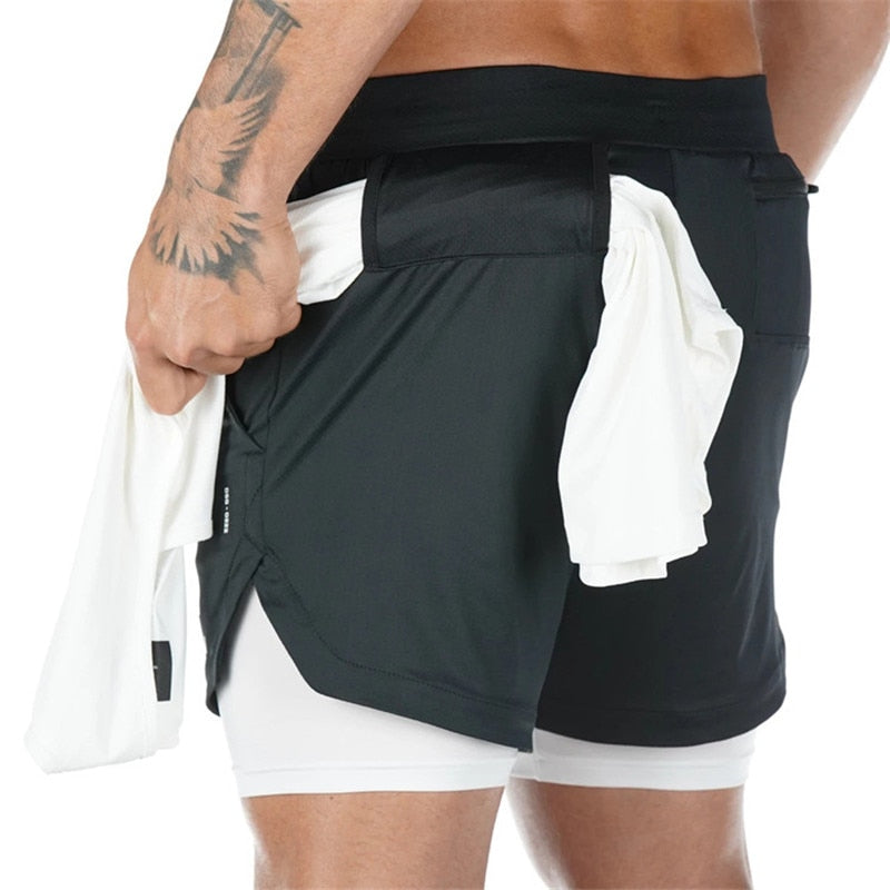 Double-Deck Quick Drying Shorts