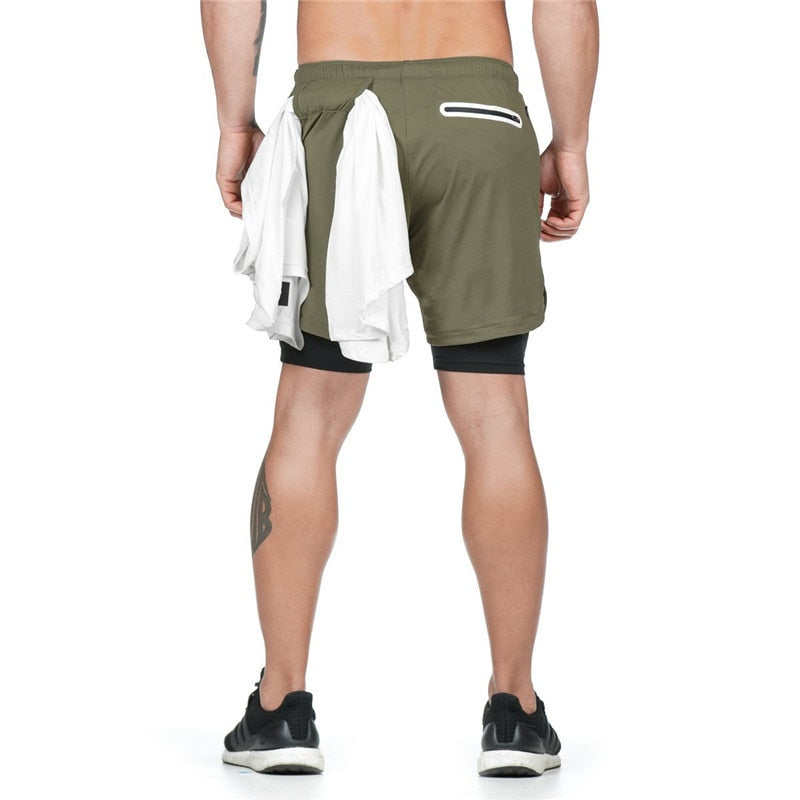 Double-Deck Quick Drying Shorts