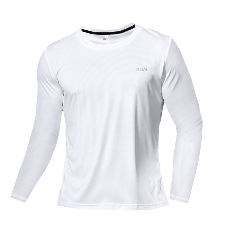 Ice Silk Long Sleeve Fitness Shirt
