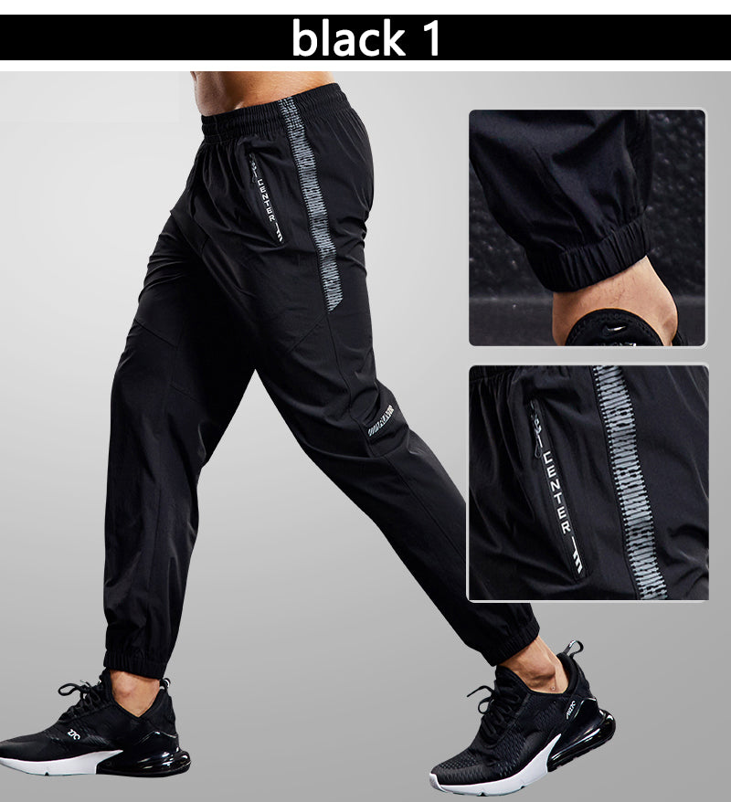 Quick-Dry Sweatpants With Zipper Pockets