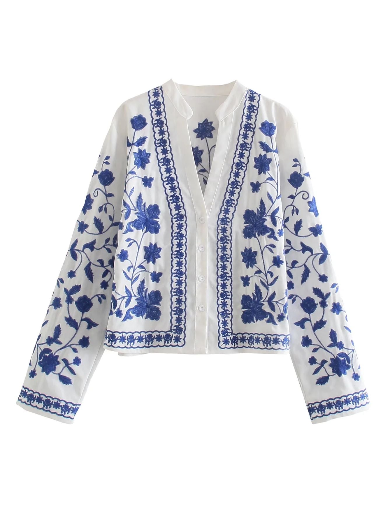 Embroidered Cardigan