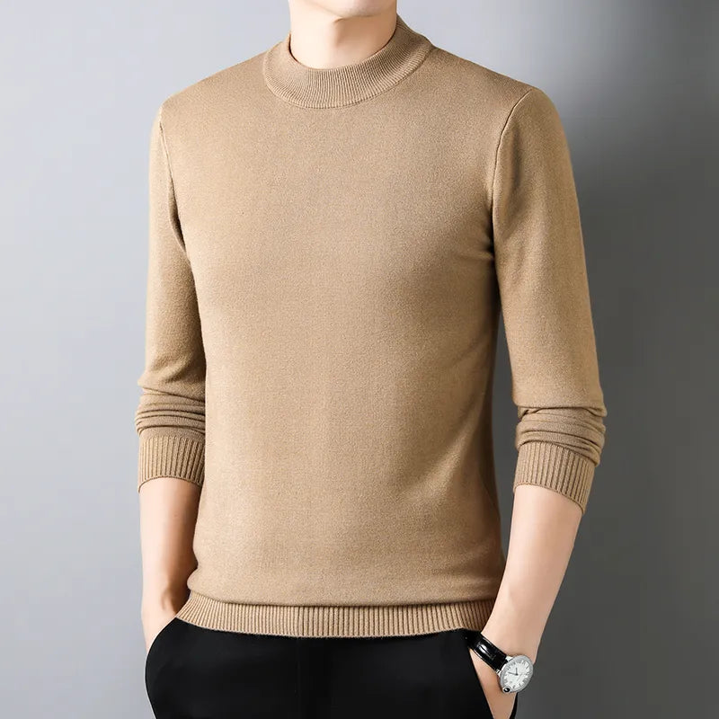Half Turtleneck Knitted Sweater