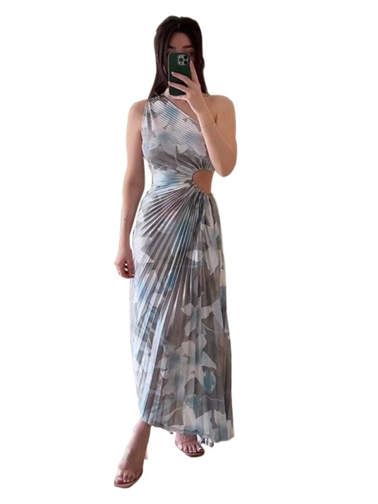 Elegant Pleated Bodycon Dress