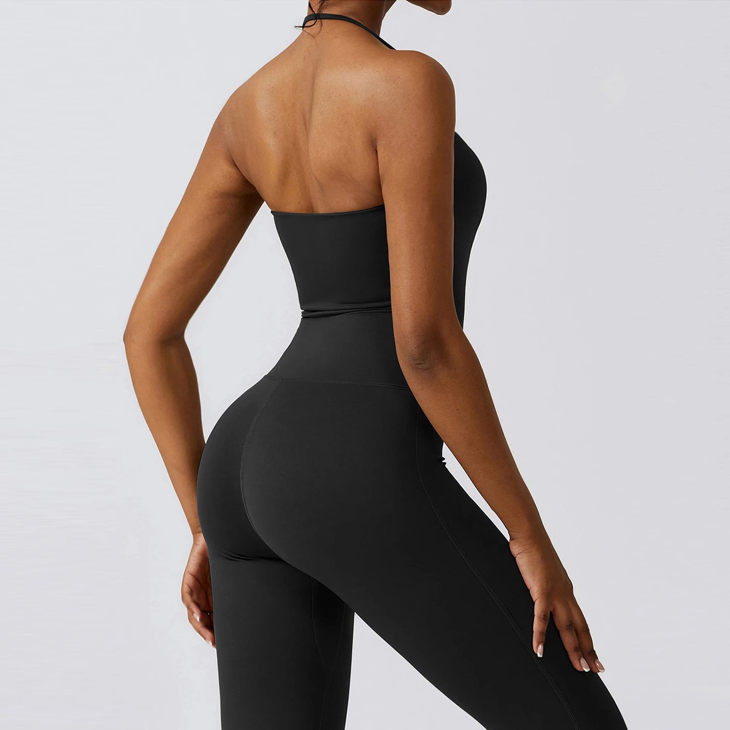 Bell Bottoms One-Piece Yoga Suit