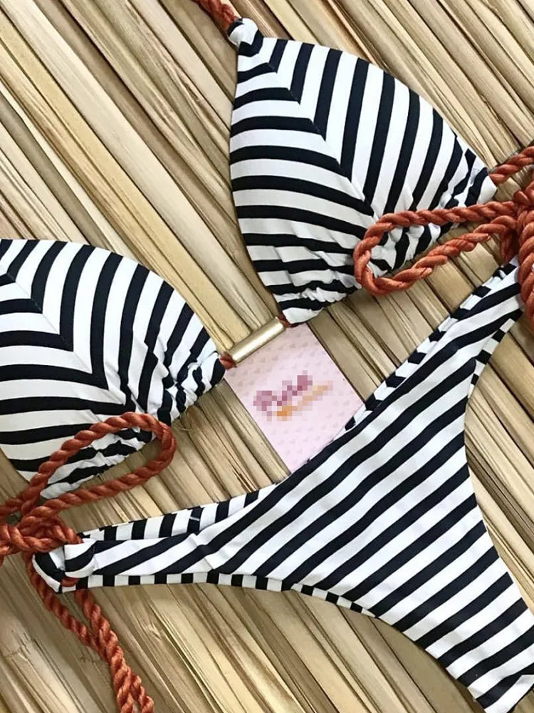 Knotted Micro Bikini Set