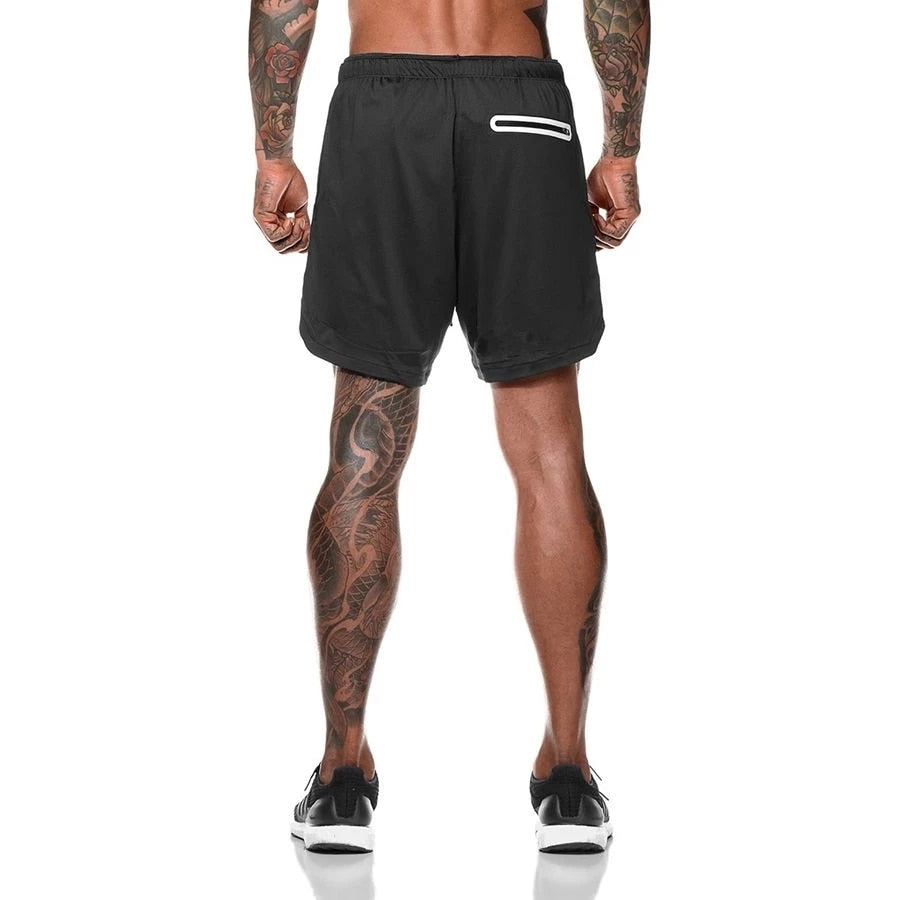 Double-Deck Fitness Shorts