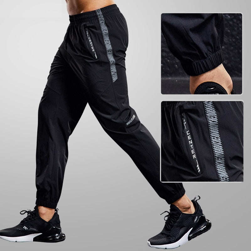Quick-Dry Sweatpants With Zipper Pockets