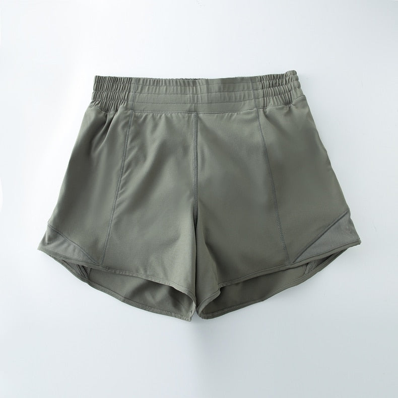 Lined Mid Rise Mesh Shorts