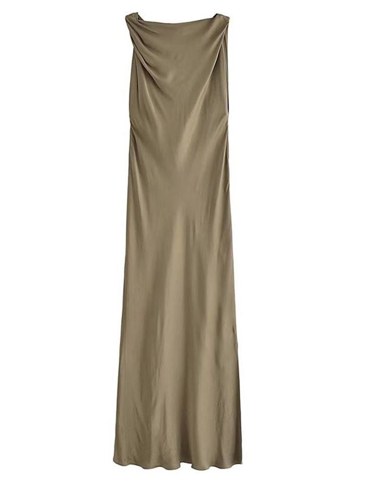 Elegant Sleeveless Long Dress