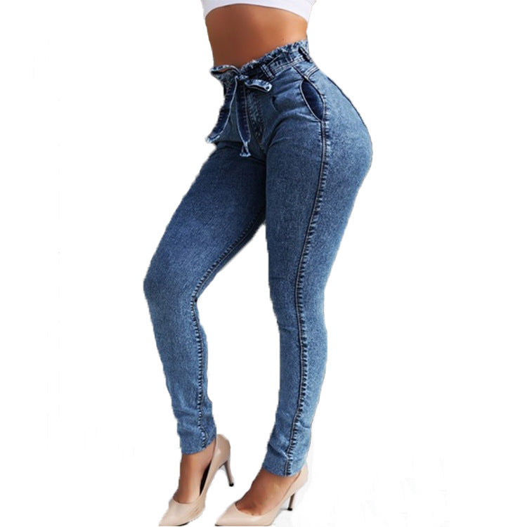 Jeans med hög midja