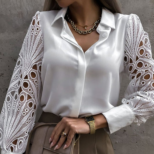 Hollowed Out Blouse
